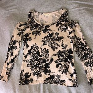 Long Sleeve (7/8) Floral Shirt
